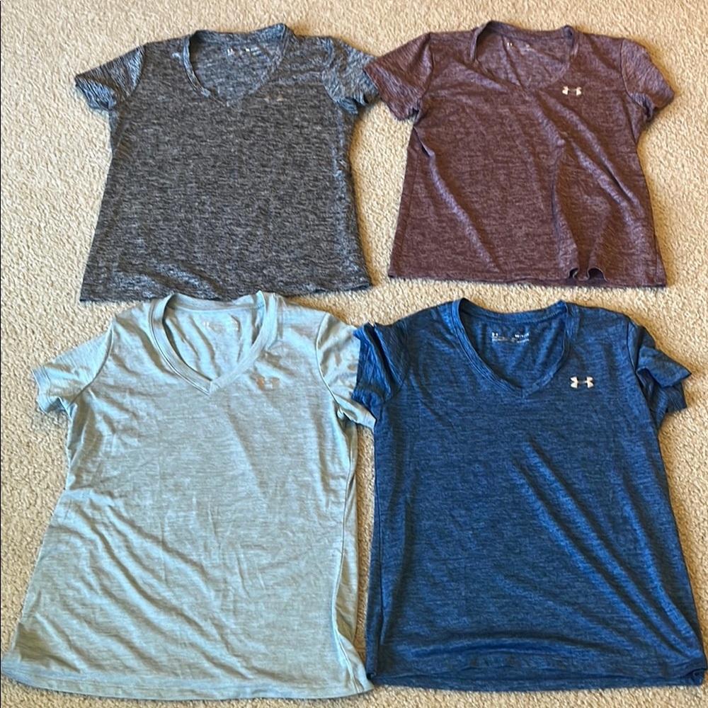 4 Under Armour Heatgear t-shirts